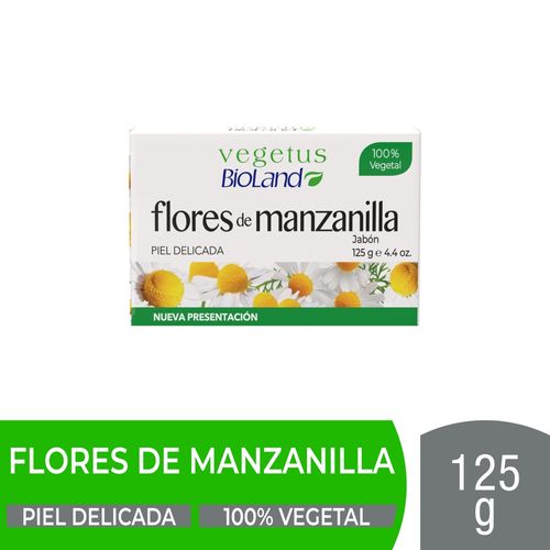 Jabón Manzanilla Bioland  Piel Delicada - 125 g
