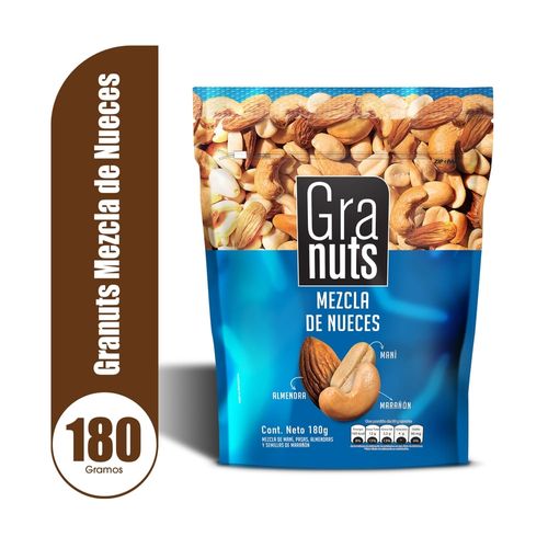 Semillas Granuts Mezcla de Nueces -180 g