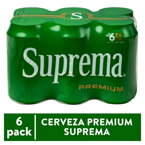 Cerveza Suprema Six Pack Lata - 355 ml