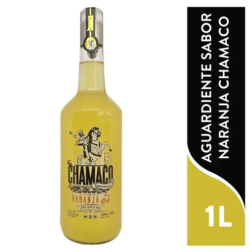 Aguardiente Chamaco Naranja 1000ml