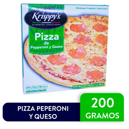 Pizza Kirsppys Personal De Queso y Peperoni  - 200 g