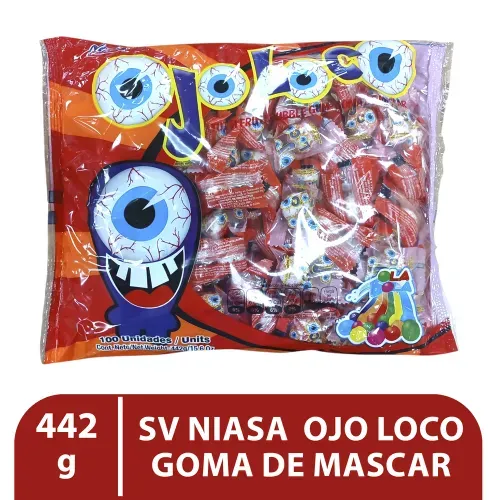 Sv Niasa  Ojo Loco Goma De Mascar 442 Gr
