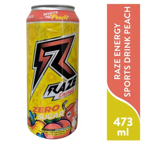 Raze Energy Sports Drink Peach 473 ml