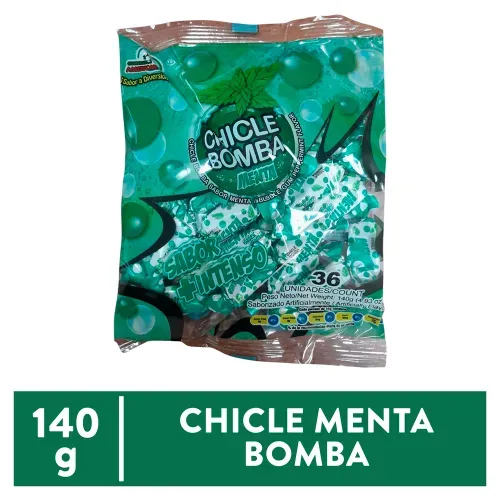Chicle Menta Conf Ameri Bolsa 36 Gr