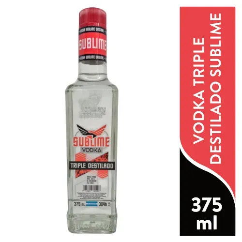 Vodka Sublime Triple destilado - 375 ml