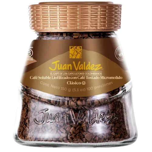 Café Juan Valdez Liofilizado Clásico - 150 g