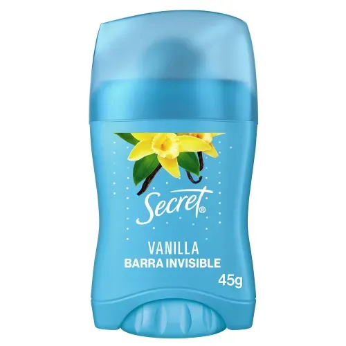 Barra Desodorante Invisible Antitranspirante Secret Vainilla - 45 g