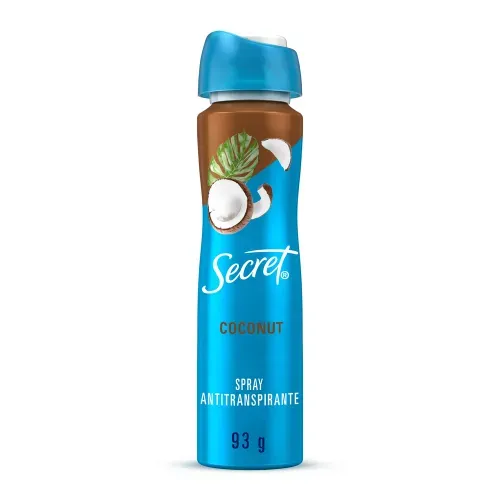 Spray Antitranspirante Secret Coconut Seco - 93 g