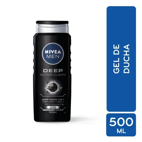 Gel Nivea Men de Ducha Active Clean - 500 ml