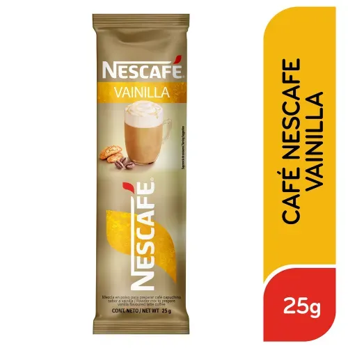Café Nescafé Cappuccino Vainilla Sobre - 25 g
