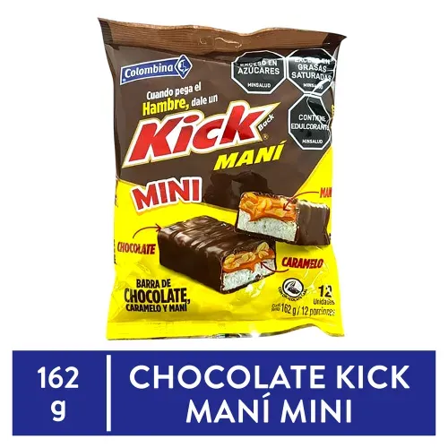 Chocolate Colombina Kick Man Mini 162 g