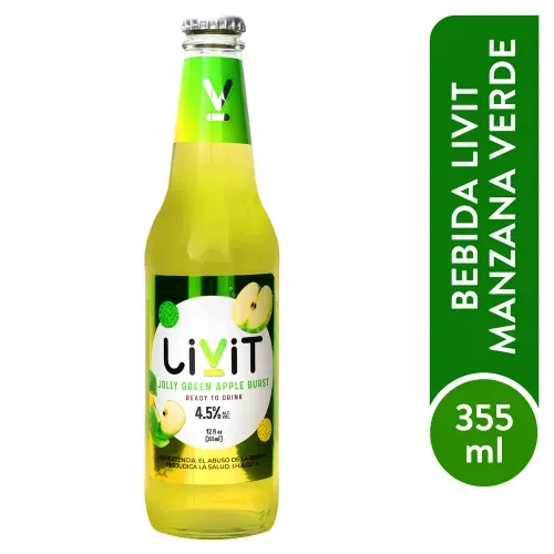 Livit Manzana Vidrio 355 Ml