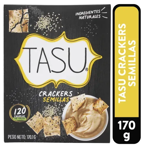 Galletas Naturales Tasu Crackers Semillas - 170 g