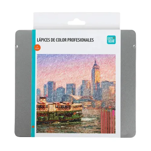 Caja 24 Lapices P Colorear Ultra Suaves