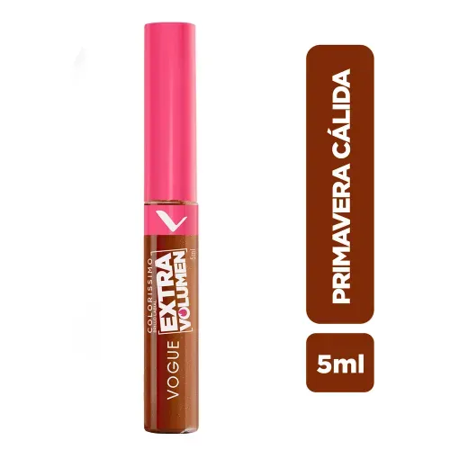 Labial Líquido Vogue Colorissimo Extra Volumen Primavera Calida 5 Ml