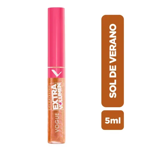 Labial Líquido Vogue Colorissimo Extra Volumen Sol De Verano 5 Ml