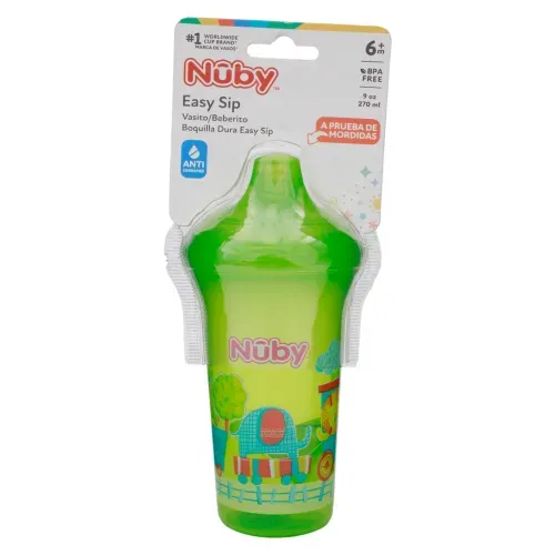 Baberito Nuby Antiderrame Impreso - 9 oz