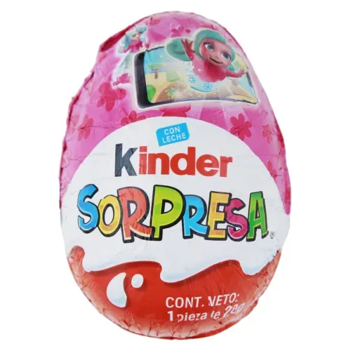 Chocolate Kinder Sorpresa Natoons Niña - 20 g