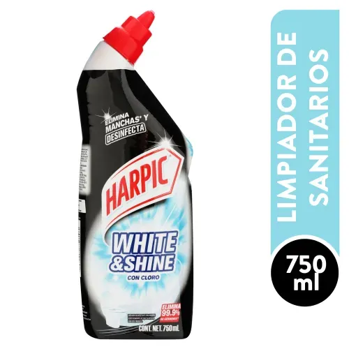 Limpiador De Sanitarios Harpic White & Shine - 750 ml