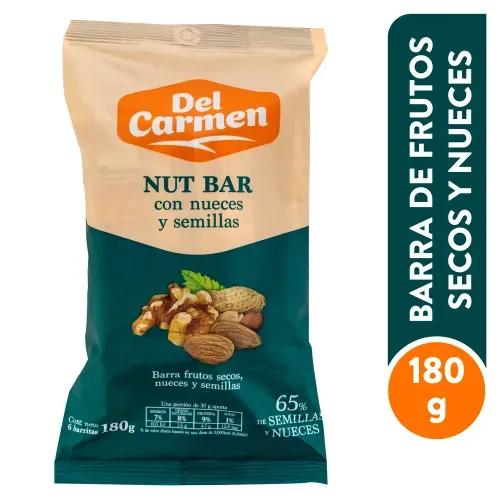 Barra Del Carmen Con Nueces Y Semilla - 138 g
