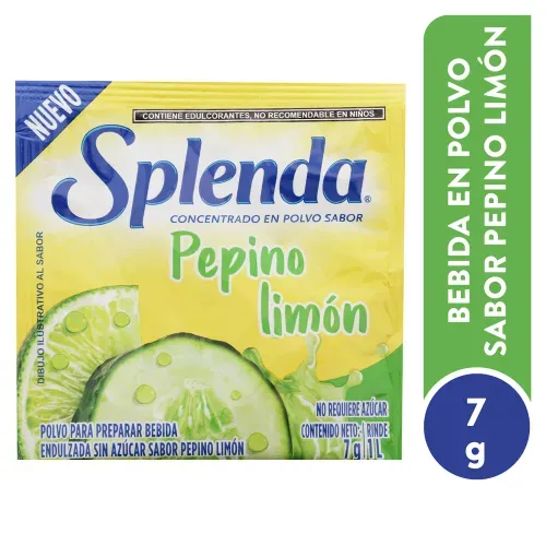 Splenda Pepino Limon Sobres 7 Gr