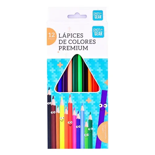 Lapices De Color Pen Gear-12 Piezas