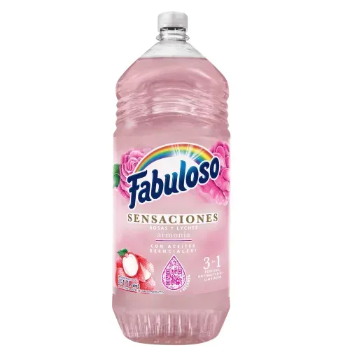 Desinfectante Fabuloso Sensaciones Armonía Rosas y Lyche - 1.7L