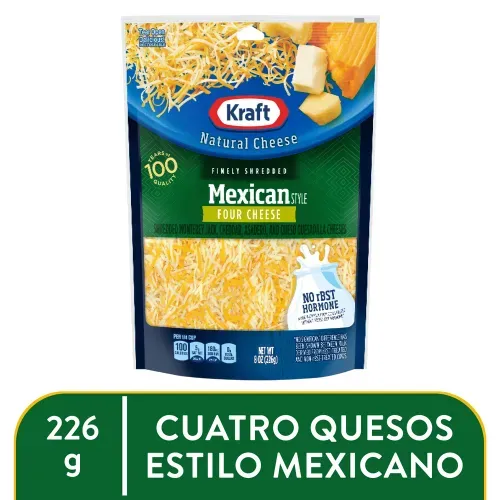 Queso Kraft Mexican Rallado 226g