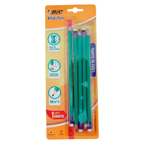 Lápiz Bic Gráfico Verde -4 uds