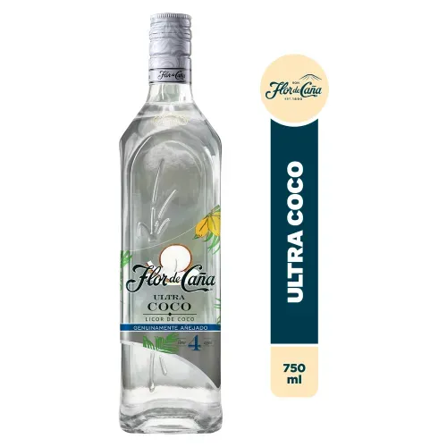 Ron Flor De Caña Sabor Coco - 750 ml