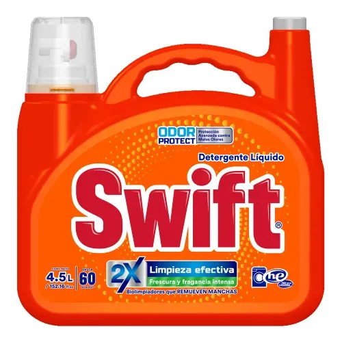Detergente líquido Swift antibacterial - 4.5 L