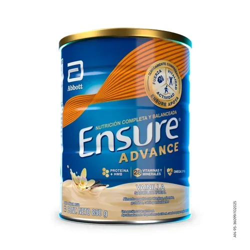 Fórmula Nutricional Ensure Advance Vainilla - 850 g