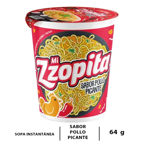 Sopa Mizzopita De Pollo Picante - 64 g