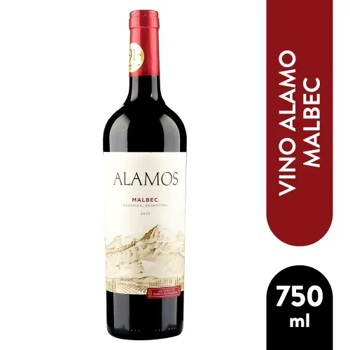 Vino Alamos Malbec 750 Ml
