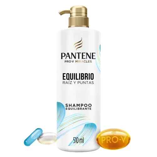 Shampoo Pantene Pro-V Miracles Equilibrio Raíz Y Puntas - 510 ml