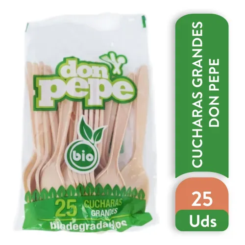 Cuchara Grande Don Pepe Biodegradab 25ea