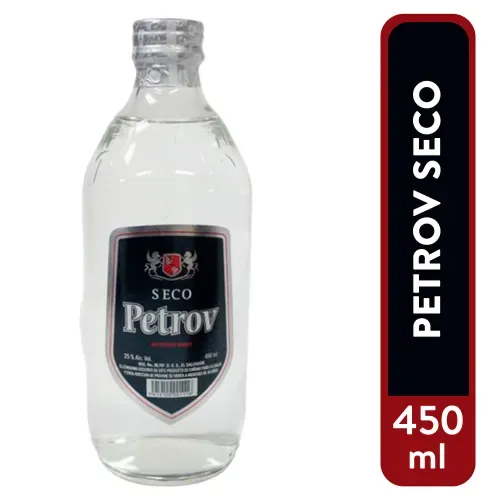 Vodka Petrov Seco Pet - 450 ml