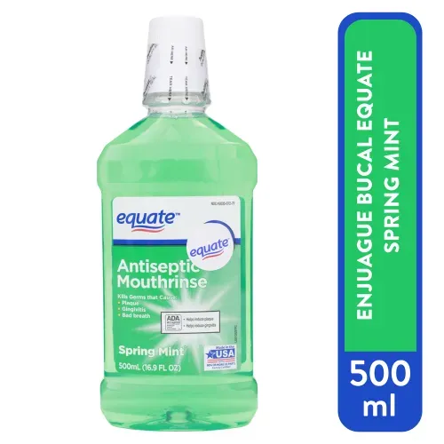 Enjuague Bucal Equate Spring Mint - 500 ml