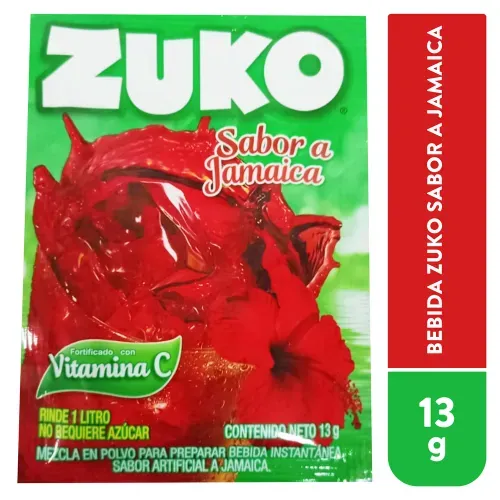 Bebida En Polvo Zuko Jamaica - 13 g