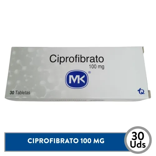 Ciprofibrato 100 mg Mk 30 Tabletas Unidad