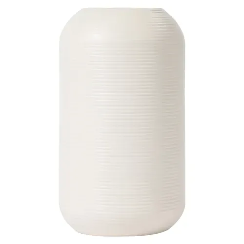 Ht Florero Ceramica Blanco 15cm